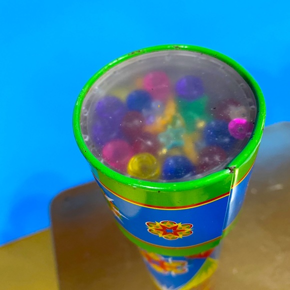 KALEIDOSCOPE VINTAGE 2002 CLASSIC TIN TOY BRILLANT COLORS & PATTERNS 7” - Picture 5 of 10